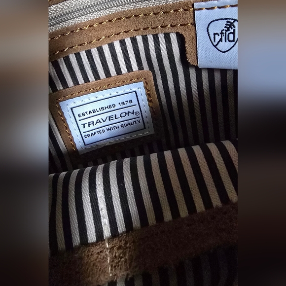 Travelon Heritage Crossbody Anti-Theft Messenger Bag New With Tags - Picture 8 of 13